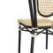 Flash Furniture Cannes Thonet French Bistro Stacking Chair, Natural PE Cane Rattan and Black Aluminum Frame, 2PK 2-SDA-AD642110-1-NAT-BK-GG - alternate 6